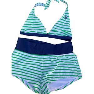 NWT U.S. Polo Assn. Two Piece Swimwear